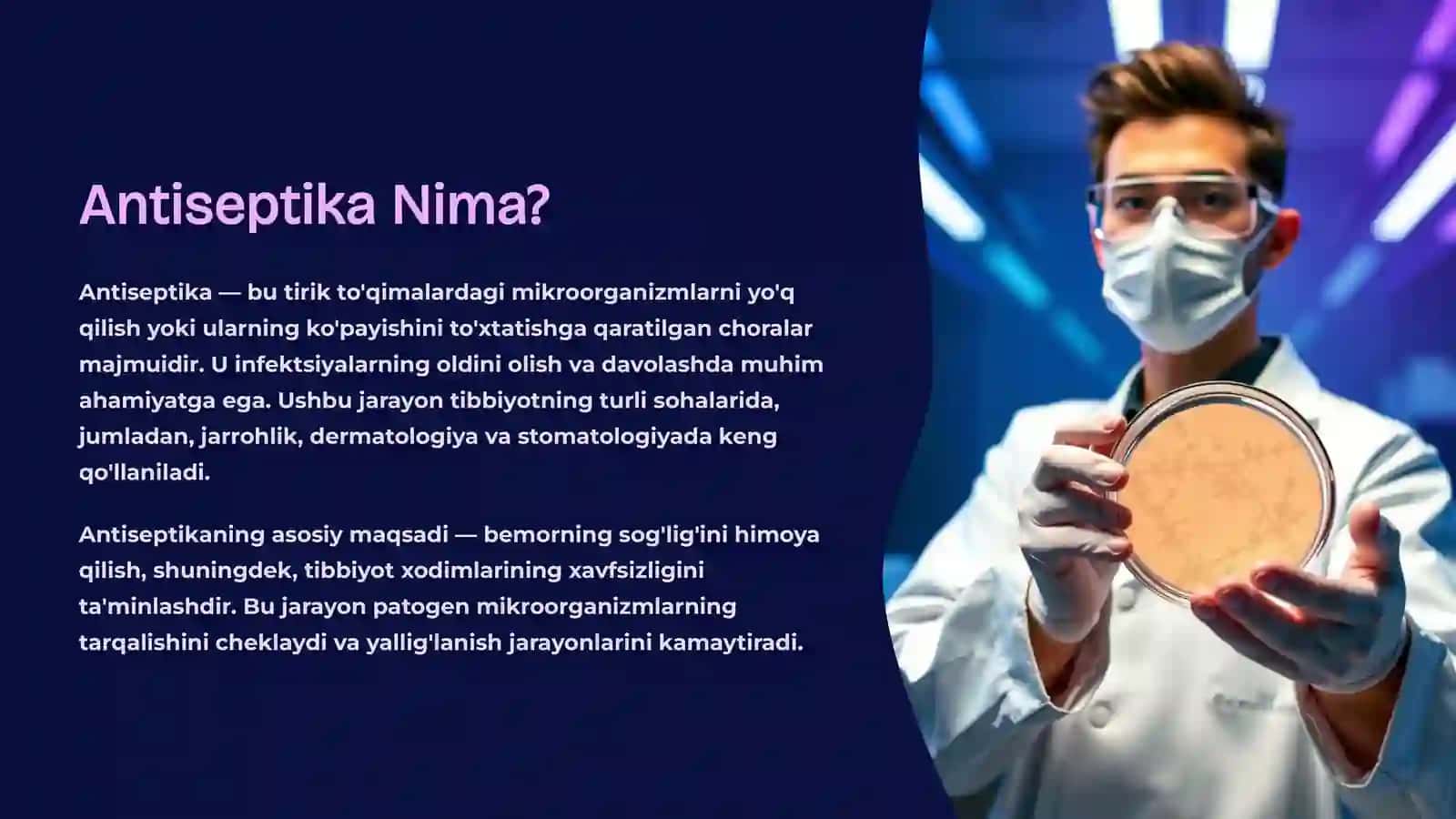Kimyoviy, Biologik va Aralash Antiseptika Usullari 2