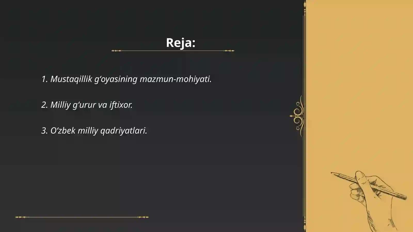 Mustaqillik gʻoyasi matn 2