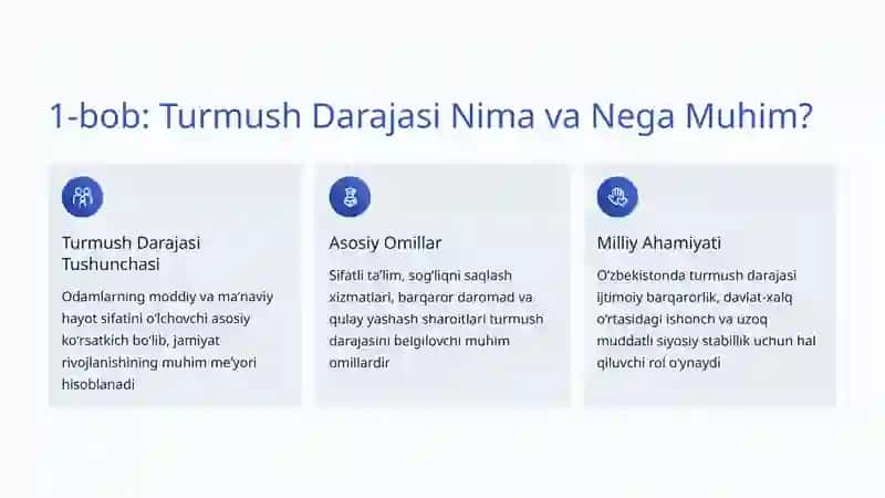 Oʻzbekistonda Aholi Turmush Darajasi: Farqlar, Muammolar va Yangi Imkoniyatlar 2