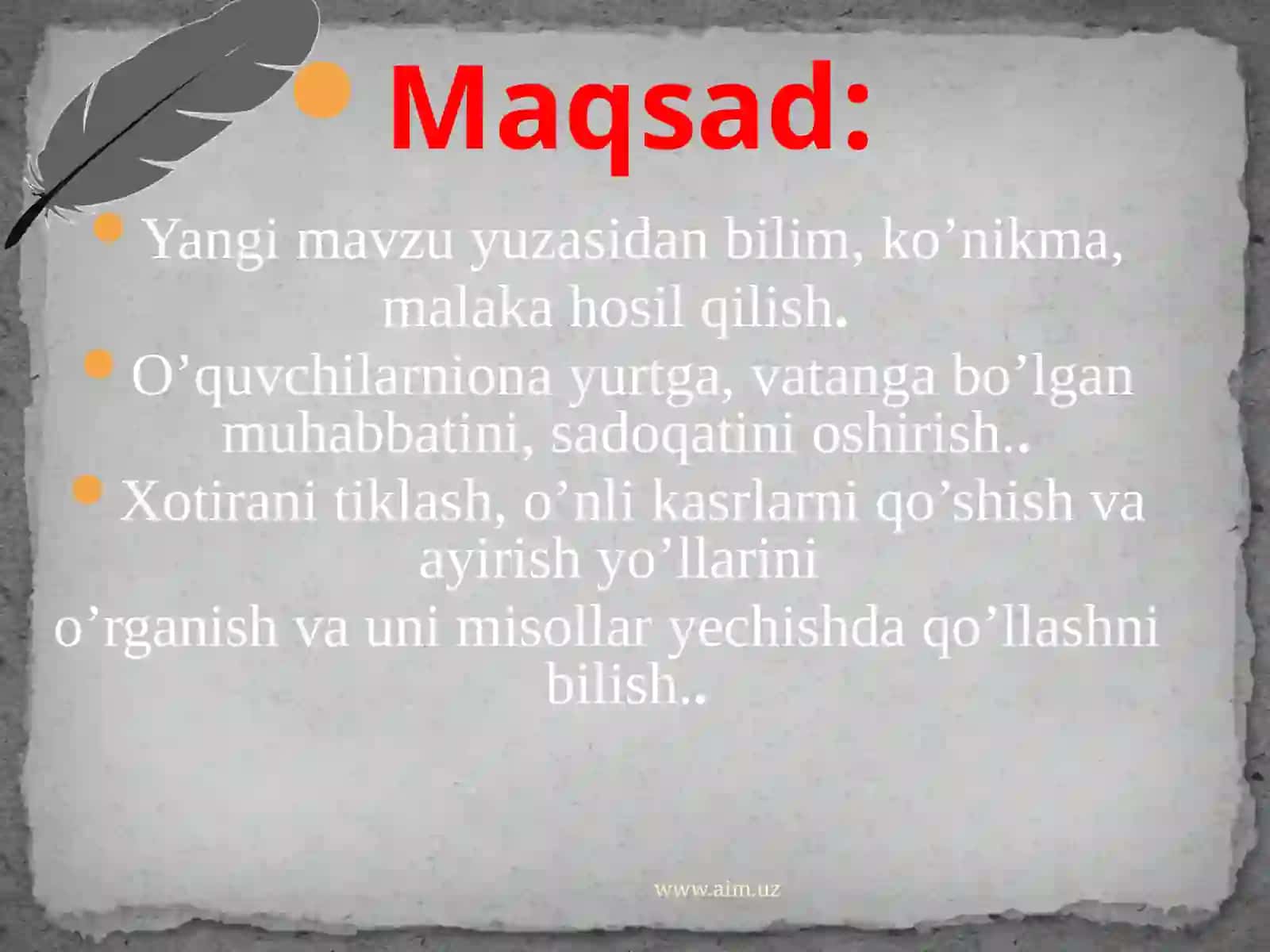 Yangimavzuyuzasidanbilim,ko’nikma, malakahosilqilish 2