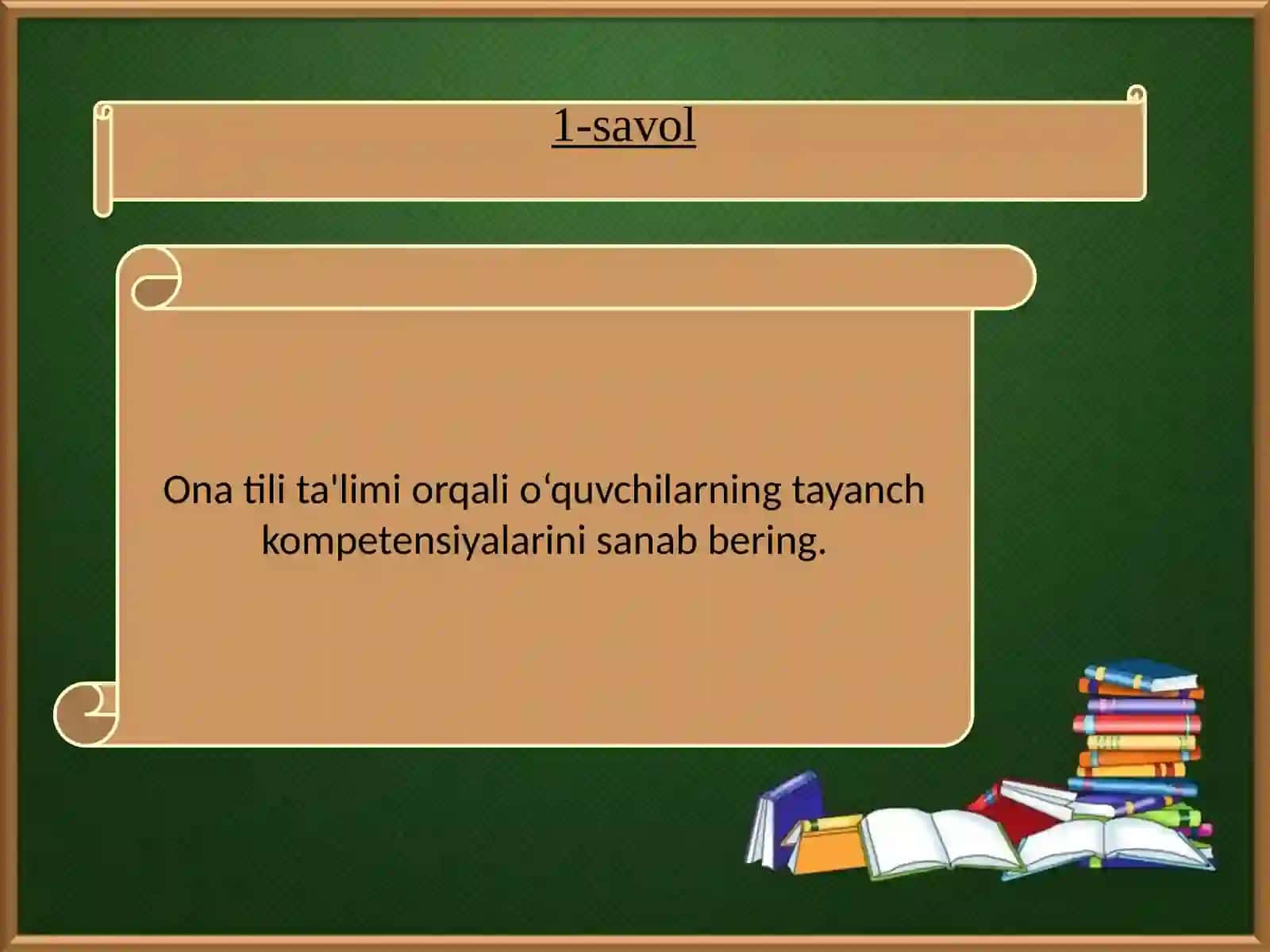 Onatilidan Davlat ta'lim standartlari va o'quv dasturimazmuni 2