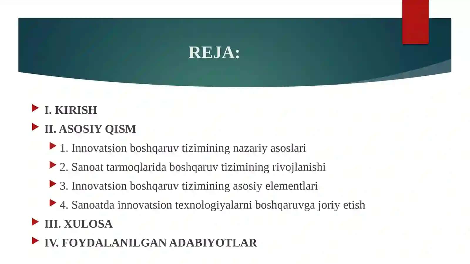 SANOAT TARMOQLARIDA INNOVATSION BOSHQARUV TIZIMI 2