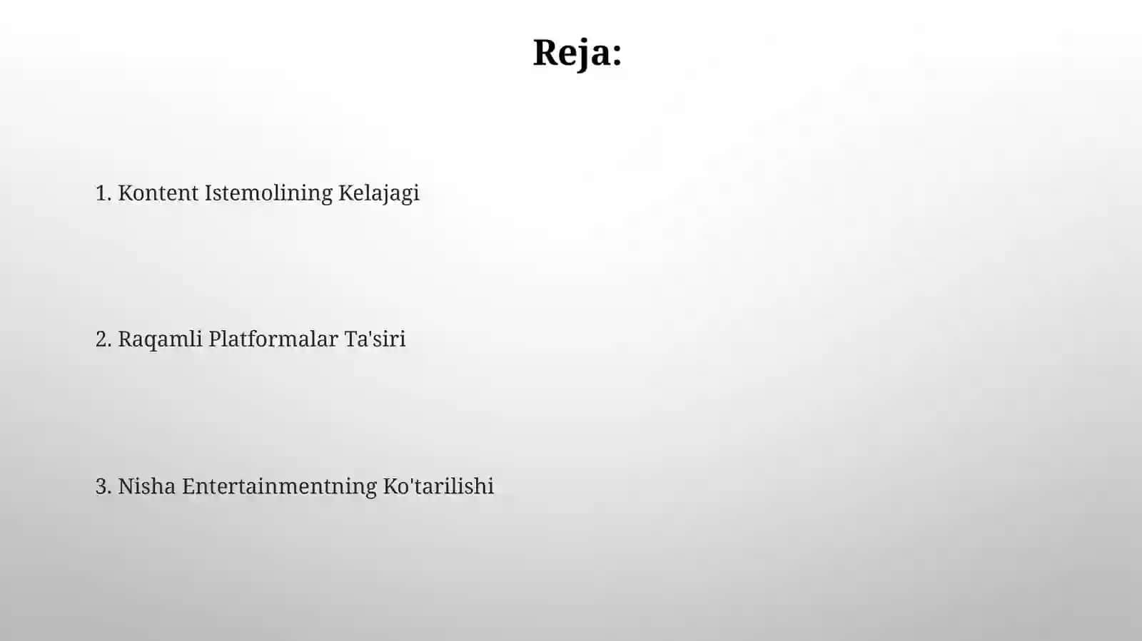 Kontent Istemolining Kelajagi 2
