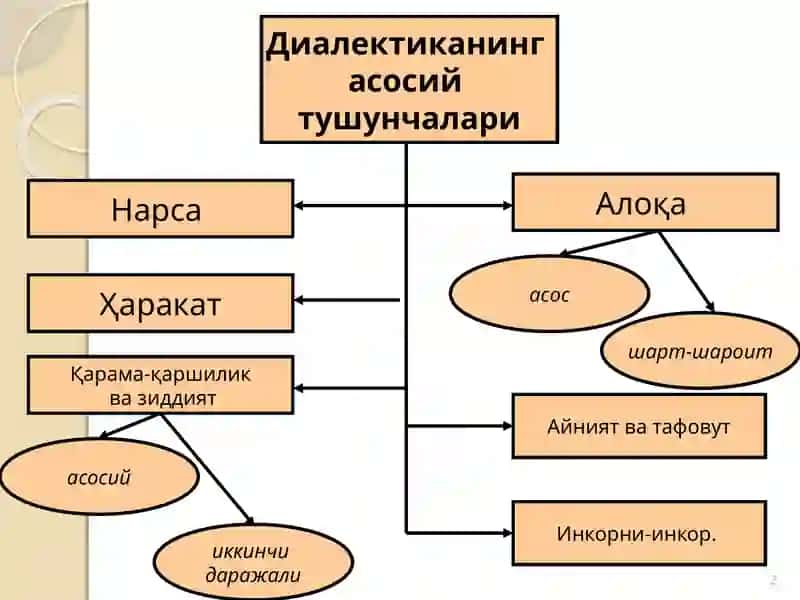 Диалектиканинг асосий тушунчалари 2
