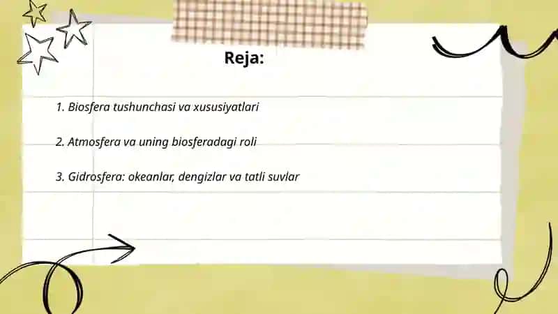Biosfera va uning tarkibiy qismlari 2