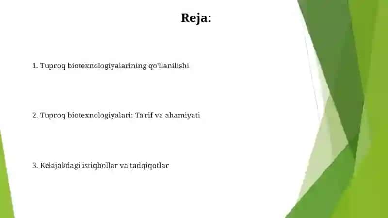 Tuproq Biotexnologiyasi 2