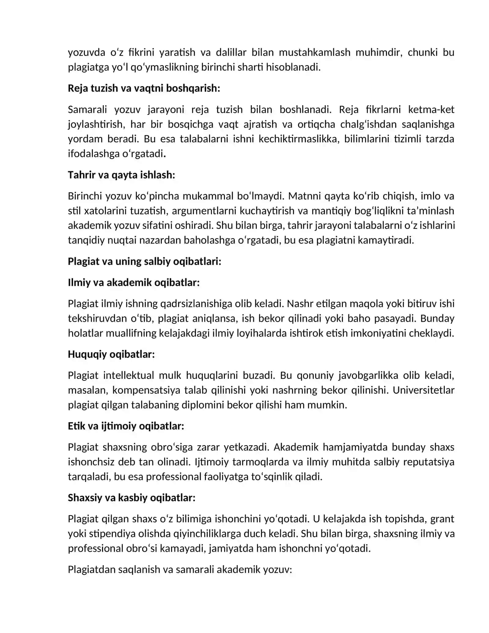 Akademik yozish va samarali amalga oshirish omillari 2