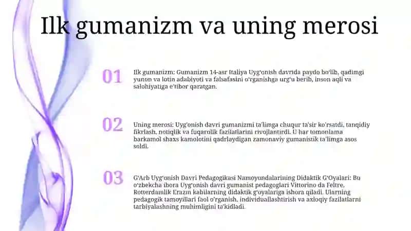 G'Arb Uyg'Onish Davri Pedagogikasi Namoyondalarining Didaktik G'Oyalari 2