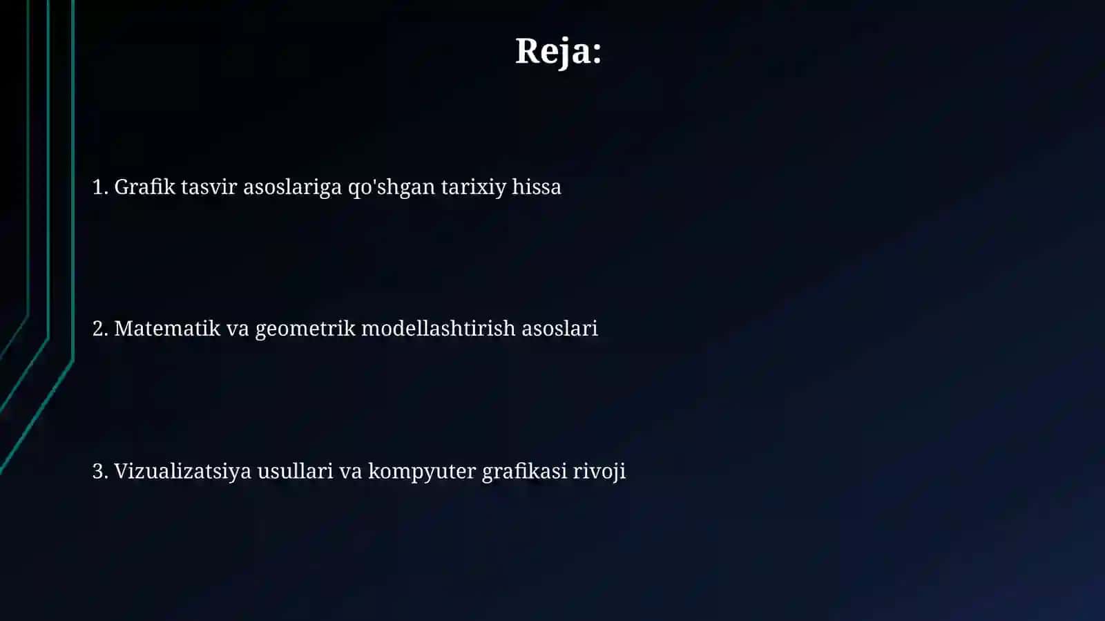 Grafik tasvir asoslariga qo'shgan hissalar 2