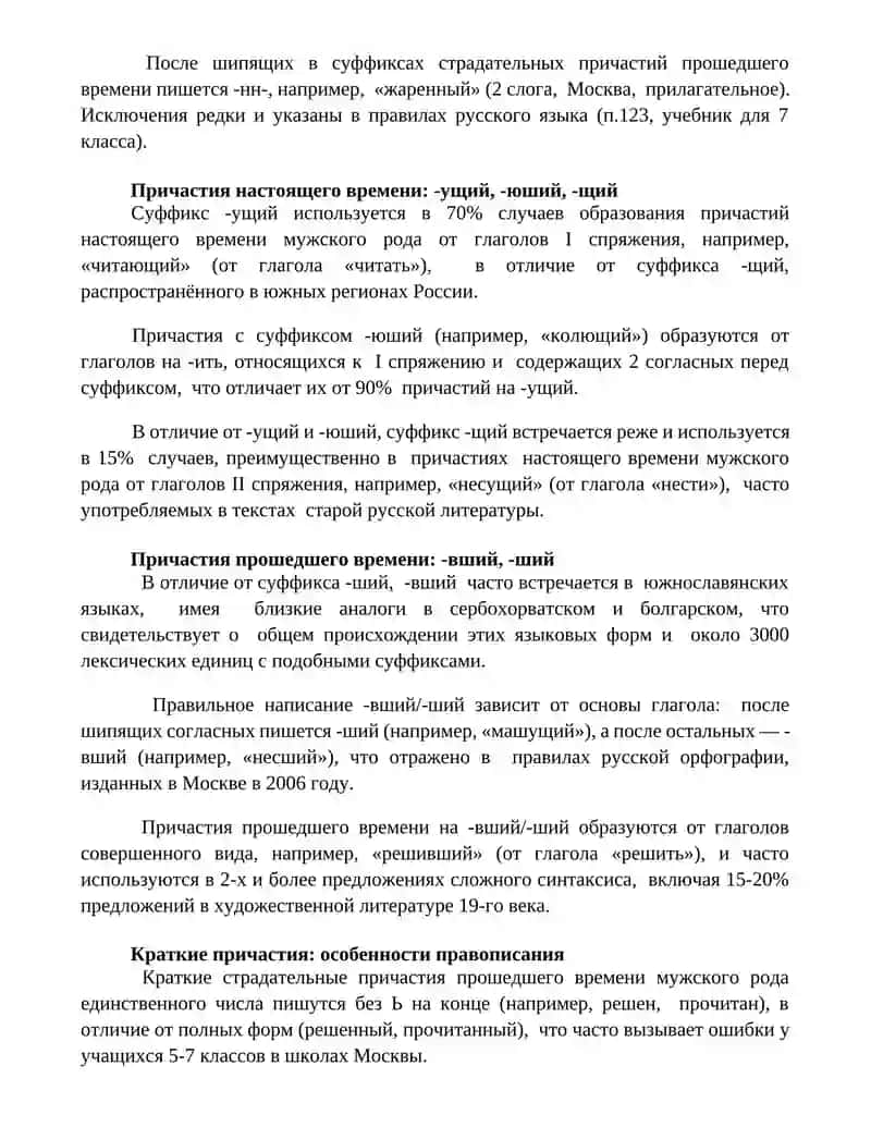 Правописание суффиксов причастий 2