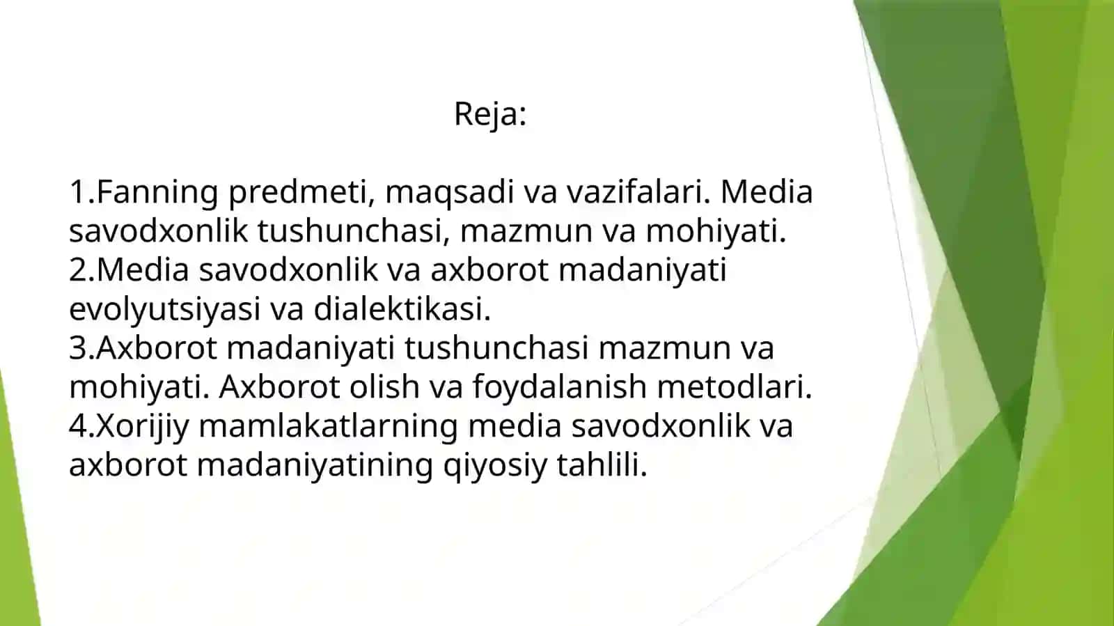 Mediasavodxonlik va axborot madaniyati evolyutsiyasi 2