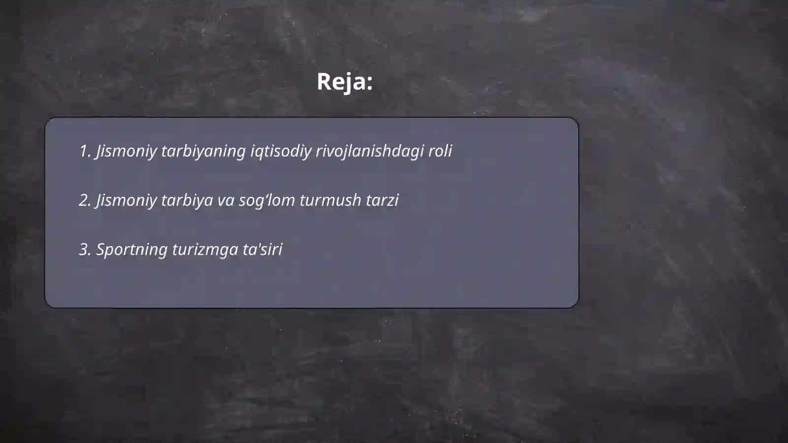 Jismoniy tarbiyaning jamiat rivojlanishidagi moddiy va iqtisodiy samaradorligi 2