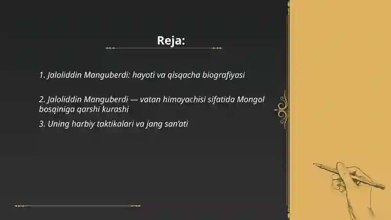 Jaloliddin Manguberdi - Vatan himoyachisi 2