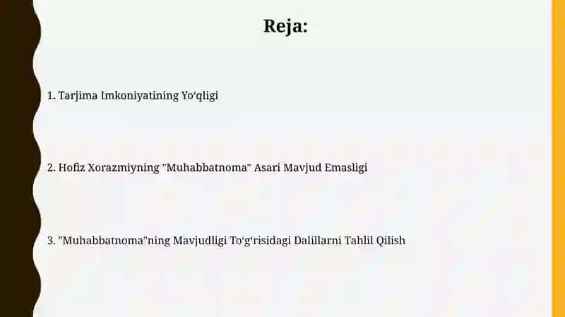 Hofiz Xorazmiyning Muhabbatnoma asari 2