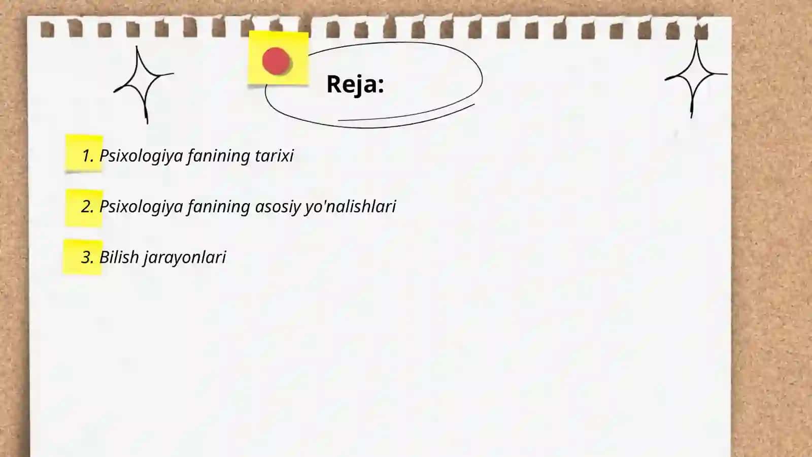 Psixologiya faniga kirish 2