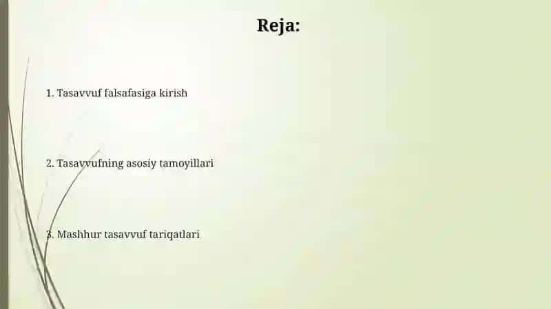 Tasavvuf falsafasi ba uning tariqatlari 2