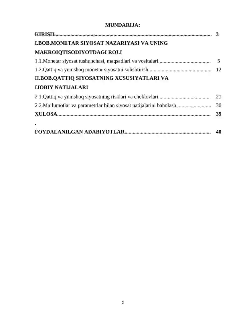 DINAMIK MODELLARIDA XALQARO SAVDO VA O’SISHNING BOG’LIQLIGI 2