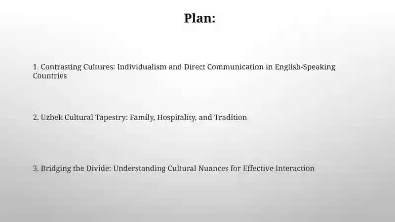 Contrasting Cultures: Individualism and Direct Communication in English-Speaking Countries 2