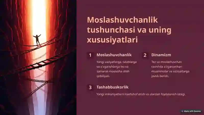 Psixologik moslashuvchanlik va muvozanatni baholash mezonlari 2