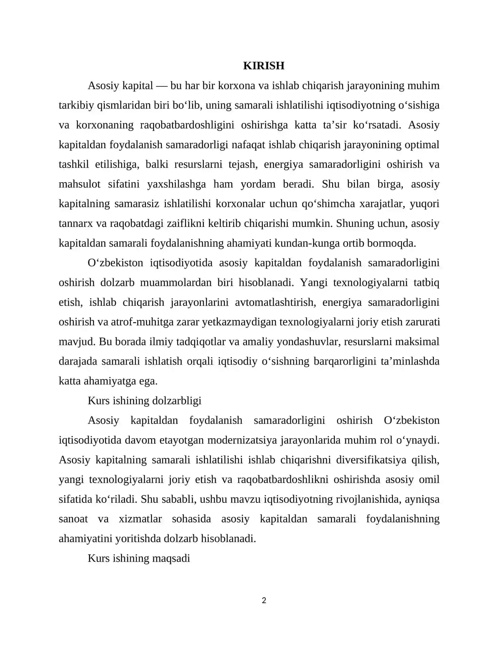 ASOSIY KAPITAL VA UNING IQTISODIY AHAMIYATI 2