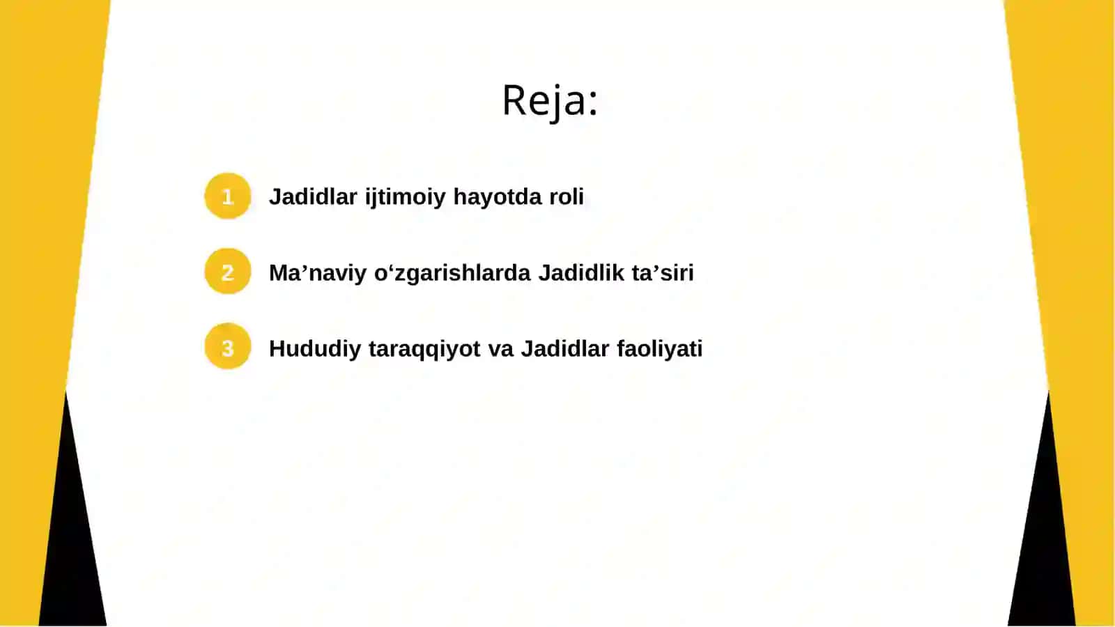 Jadid maʼrifat parvarlarning o'lka ijtimoiy maʼnaviy hayotida tutgan o'rni 2