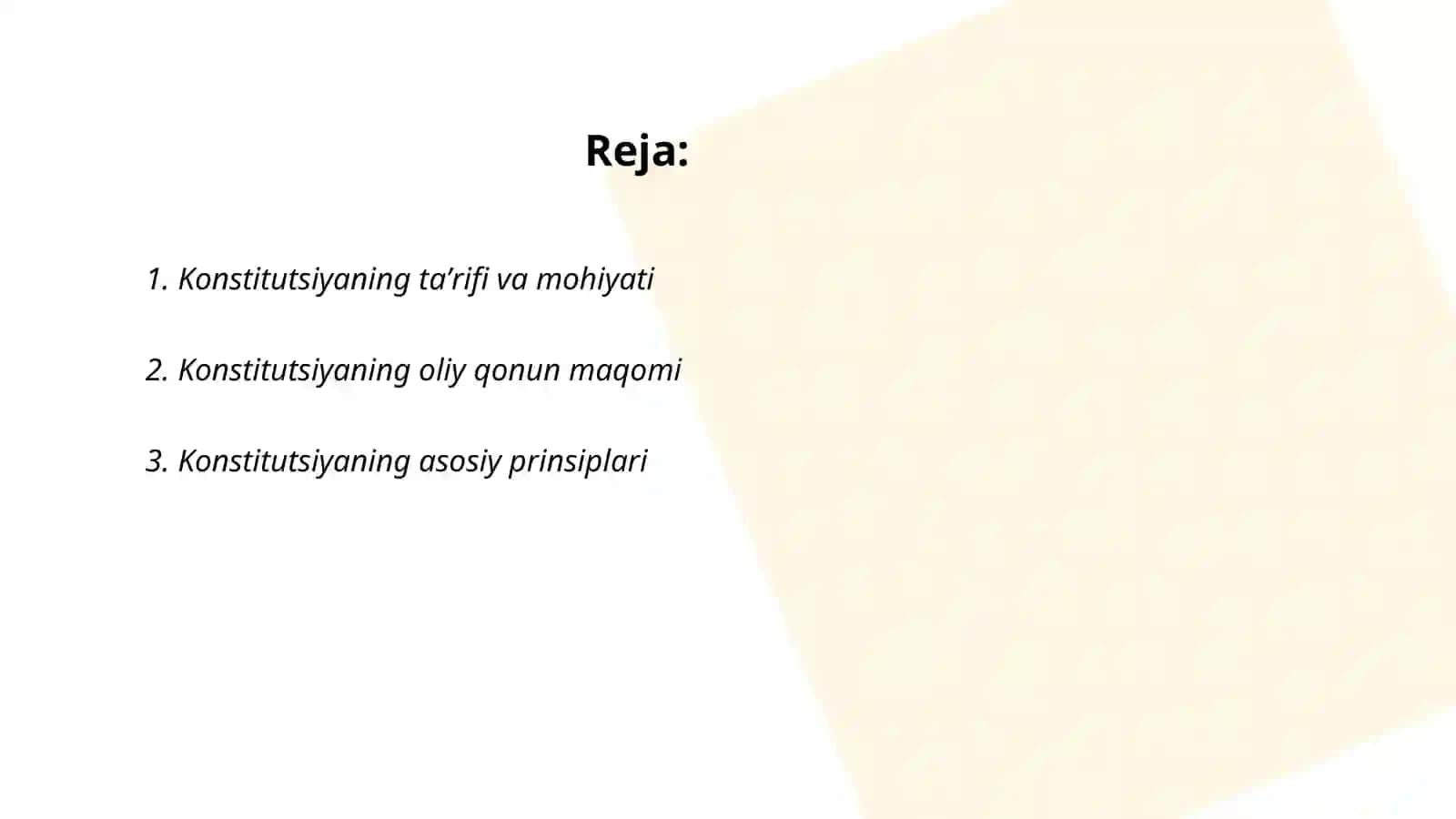 Konstitutsiya davlatning asosiy qonuni 2