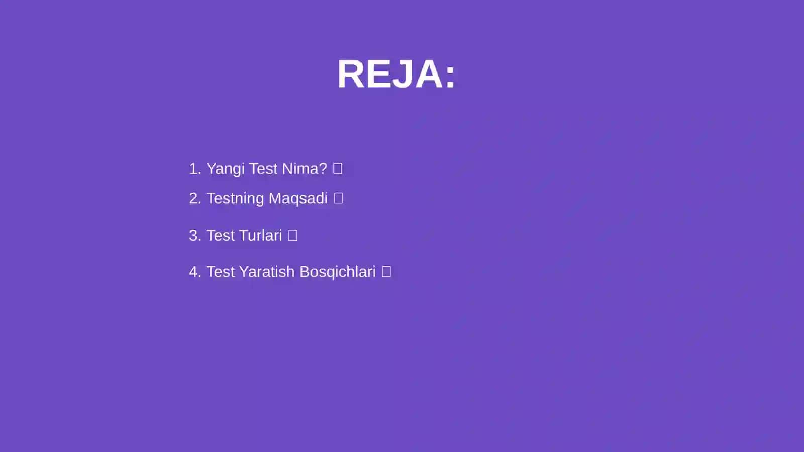 Yangi Test 2