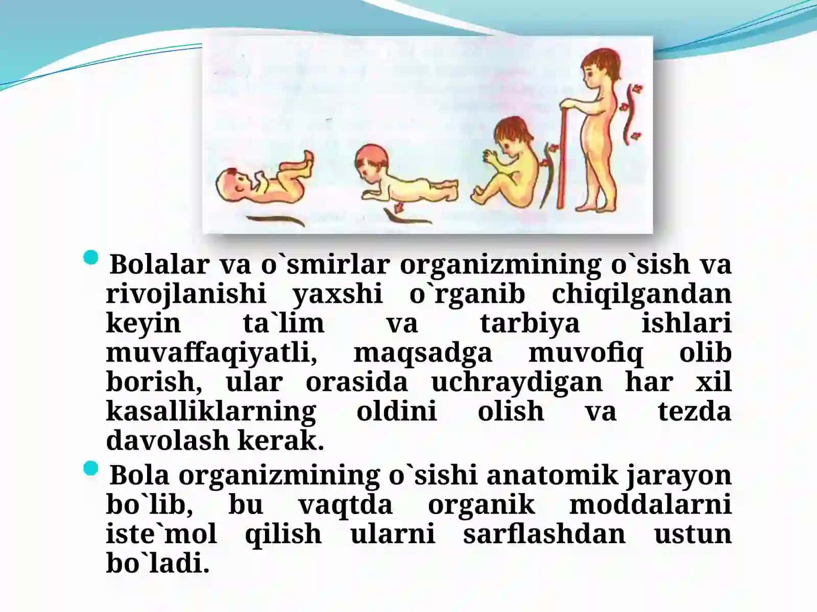 Organizmning o`sishi va rivojlanishiga ta`sir etuvchi faktorlar 2