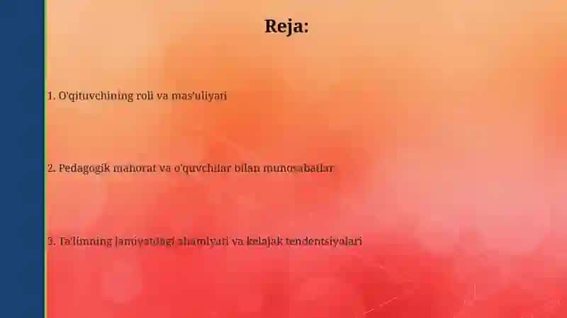 Pedagog kasbining mohiyati 2