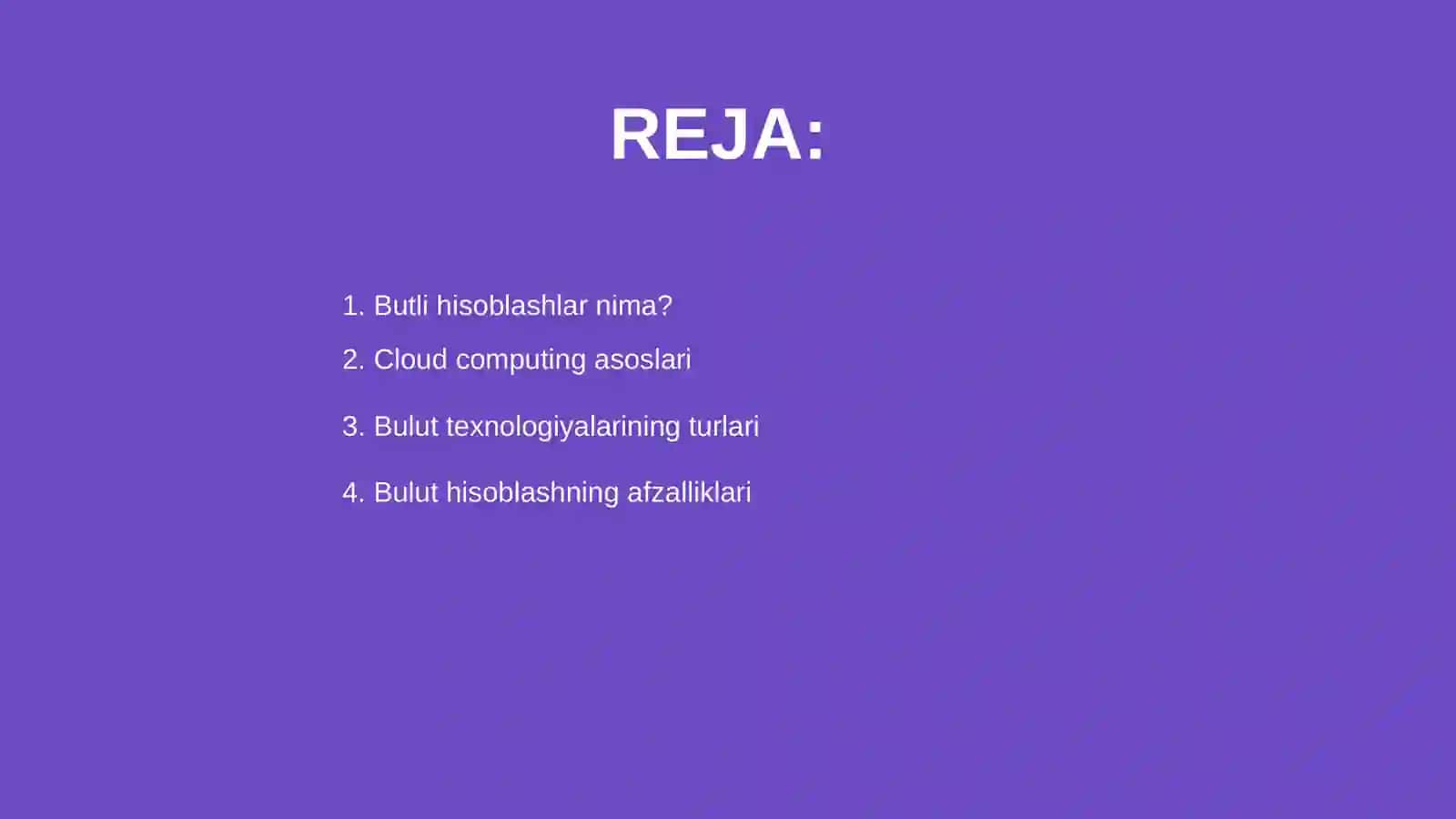 Butli hisoblashlar (Cloud compyuting) va ularning asosiy tushunchalari 2
