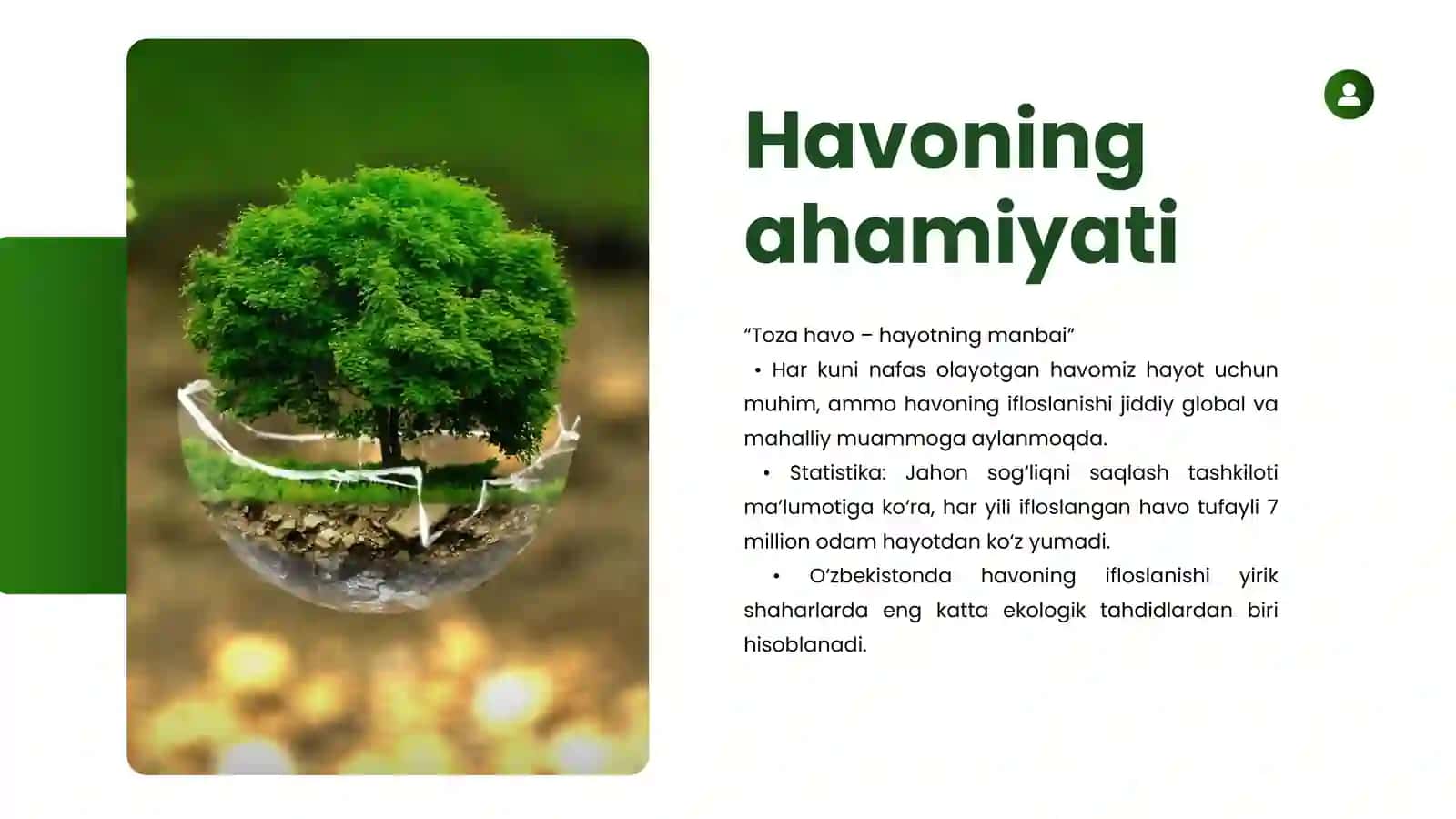 O‘ZBEKISTONDA HAVONING IFLOSLANISHI: MUAMMOLAR VA YECHIMLAR 2