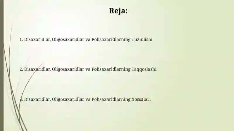 Di-, gomo- va geteropolitsaxaridlar tuzulishi va xosalari 2