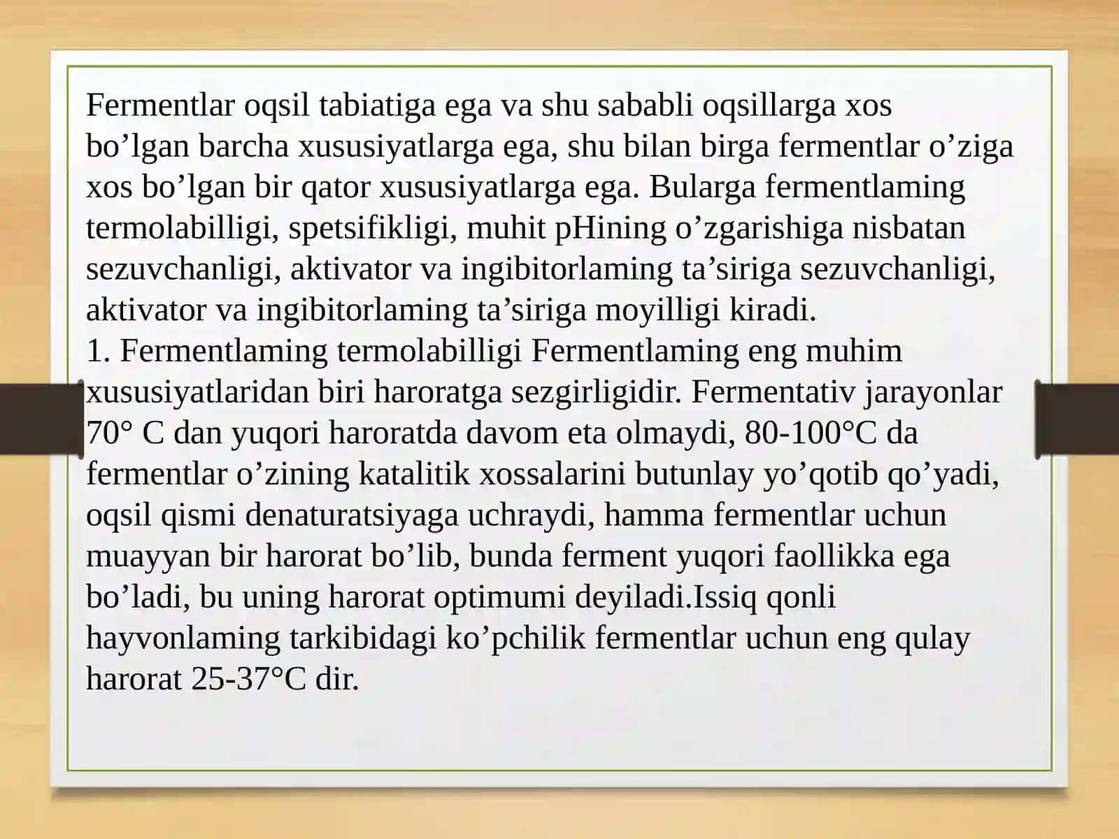 OQSILLARGA INGIBITOR VA FAOLLANTIRUVCHI MODDALAR TASIRI 2