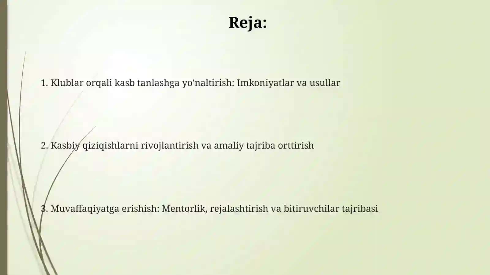 To‘garaklarda kasb tanlashga yo‘llash 2