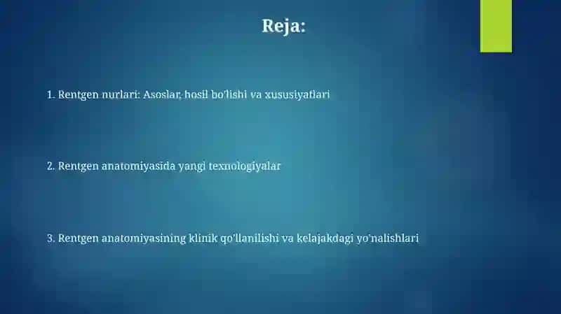 Rentgen nurlari: Asoslar, hosil bo'lishi va xususiyatlari 2