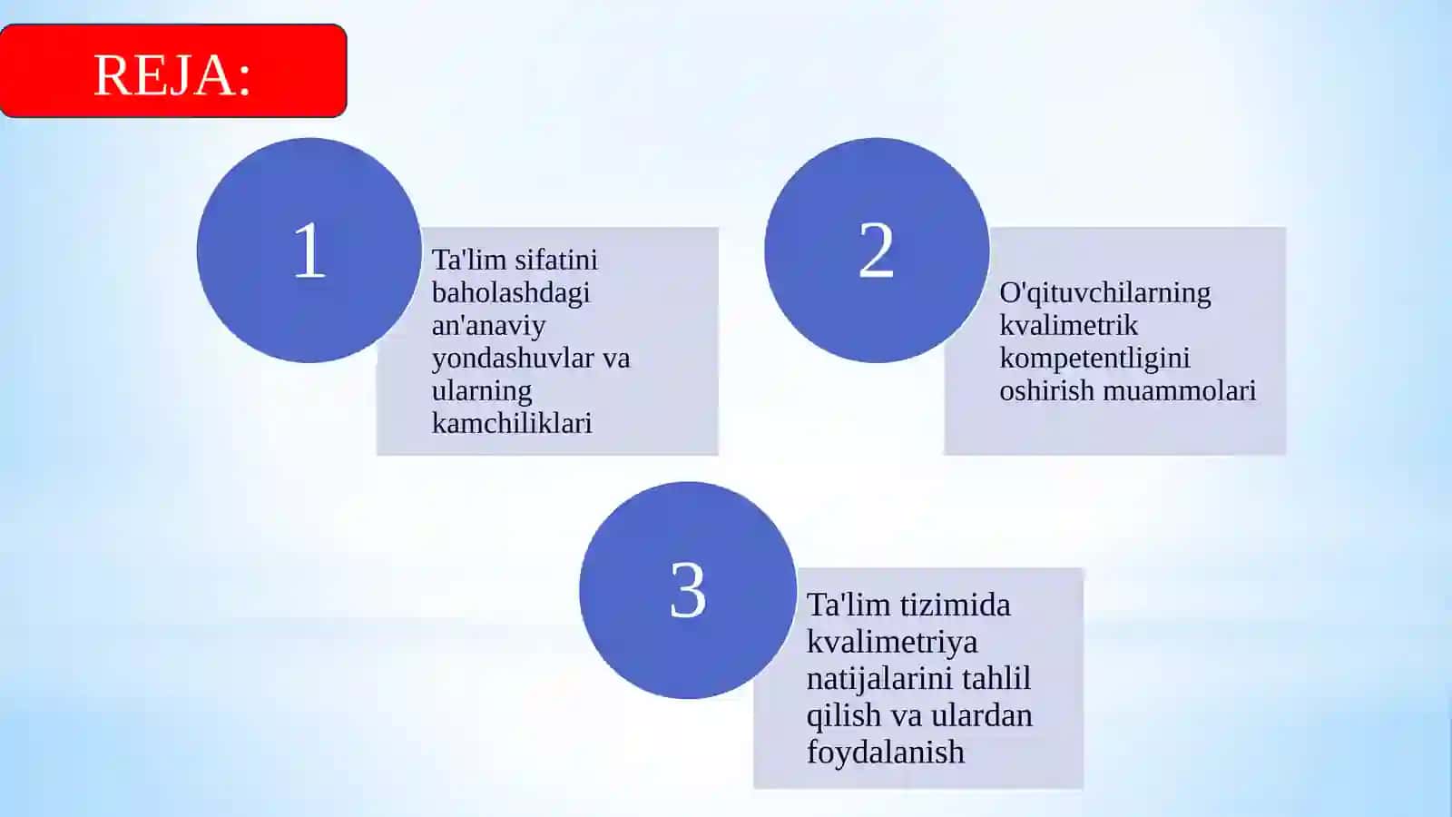 Ta'lim-tarbiya jarayonida pedagogik kvalimetriya metodlaridan foydalanish muammolari 2