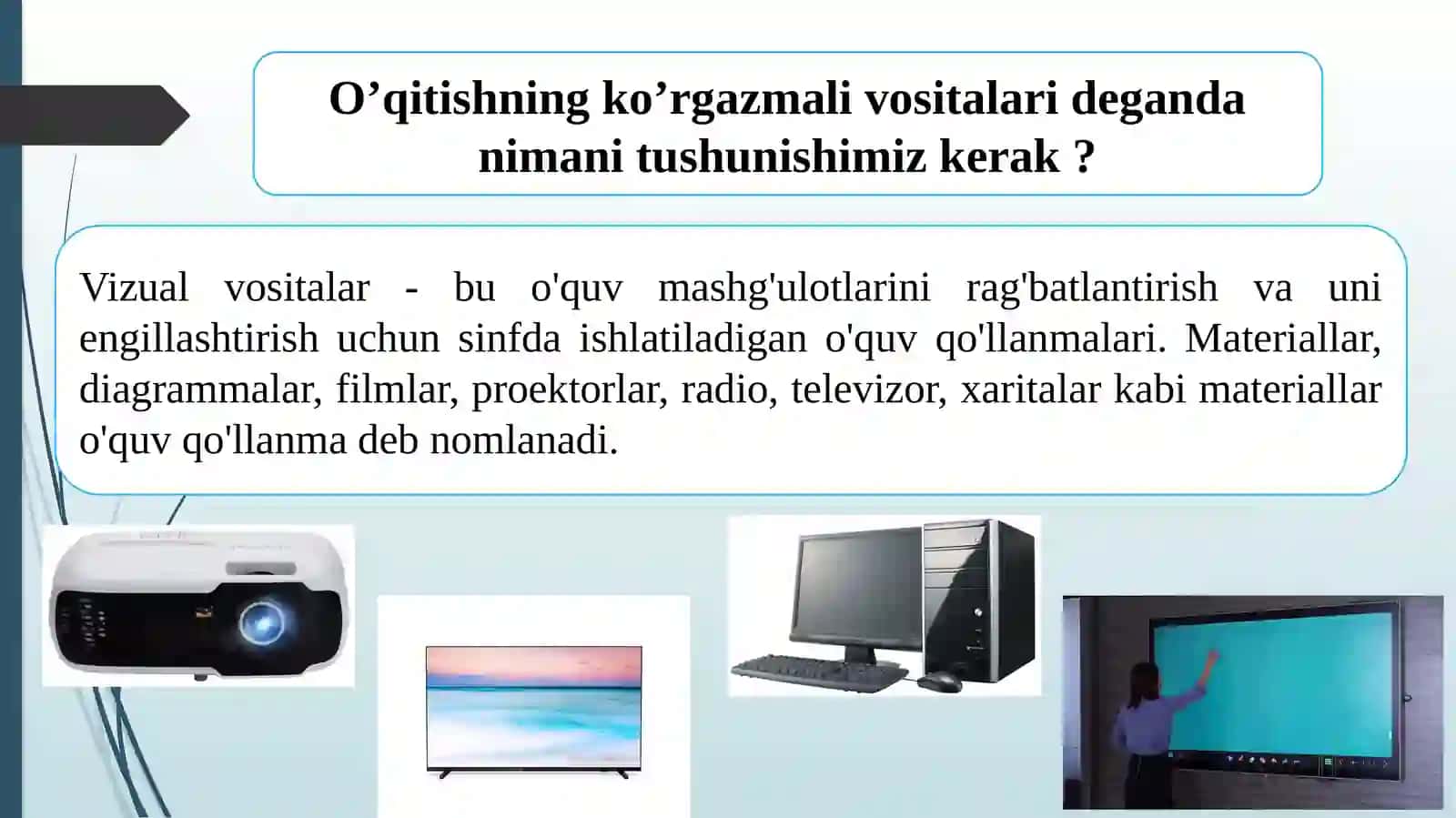 O’qitishning ko’rgazma livositalari 2