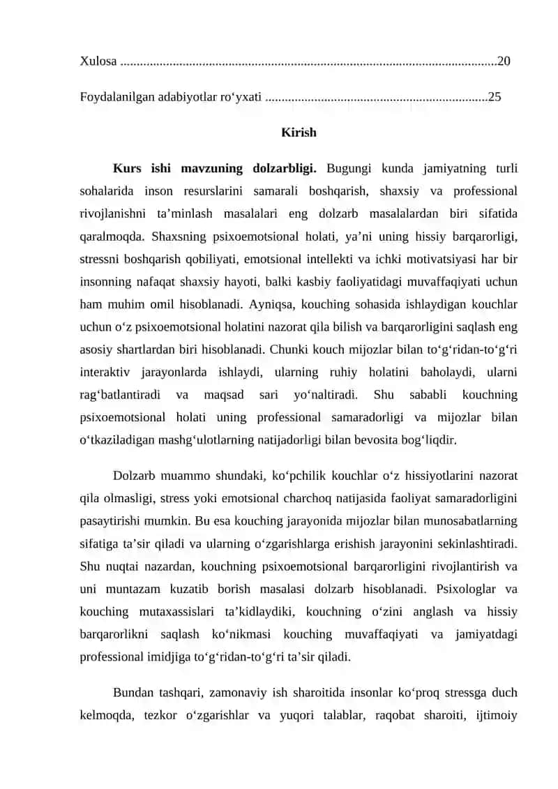 Kouchingni samarali vositasi sifatida kouch shaxsini psixoemotsional holati 2