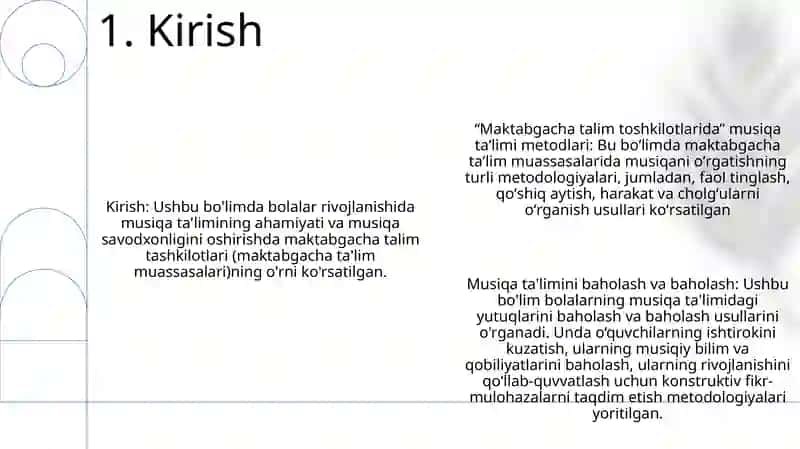 Maktabgacha Talim Tashkilotlarida Musiqa Mashg'Ulotlari O'Ish Metodikasi 2