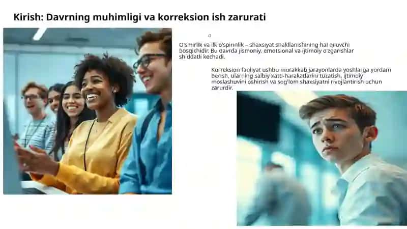 Oʻsmirlik va ilk oʻspirinlik davrida korreksion faoliyatning oʻziga xosligi 2