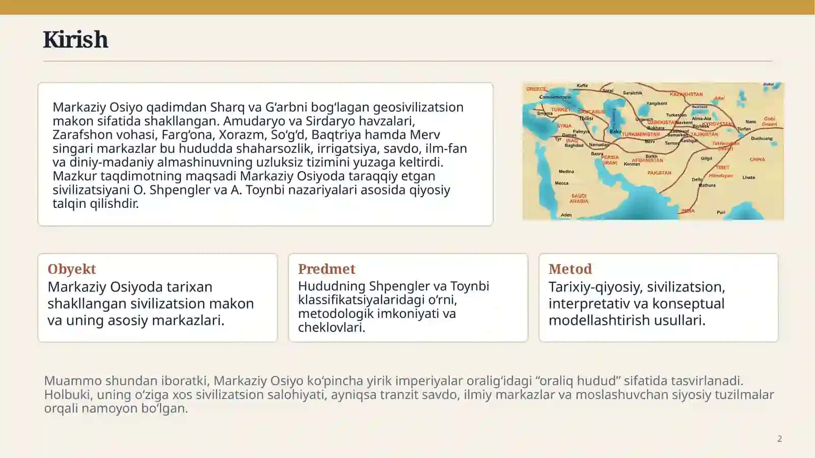 Taraqqiy etgan sivilizatsiya: O. Shpengler va A. Toynbi qiyosiy tahlili 2