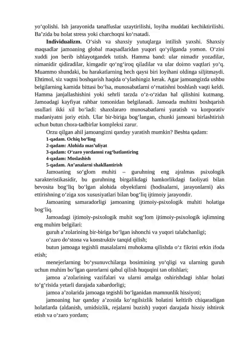 JAMOADA SOG‘LOM MUHITNI TASHKIL ETISH VA AHIL JAMOANI SHAKLLANTIRISH YO‘LLARI 2