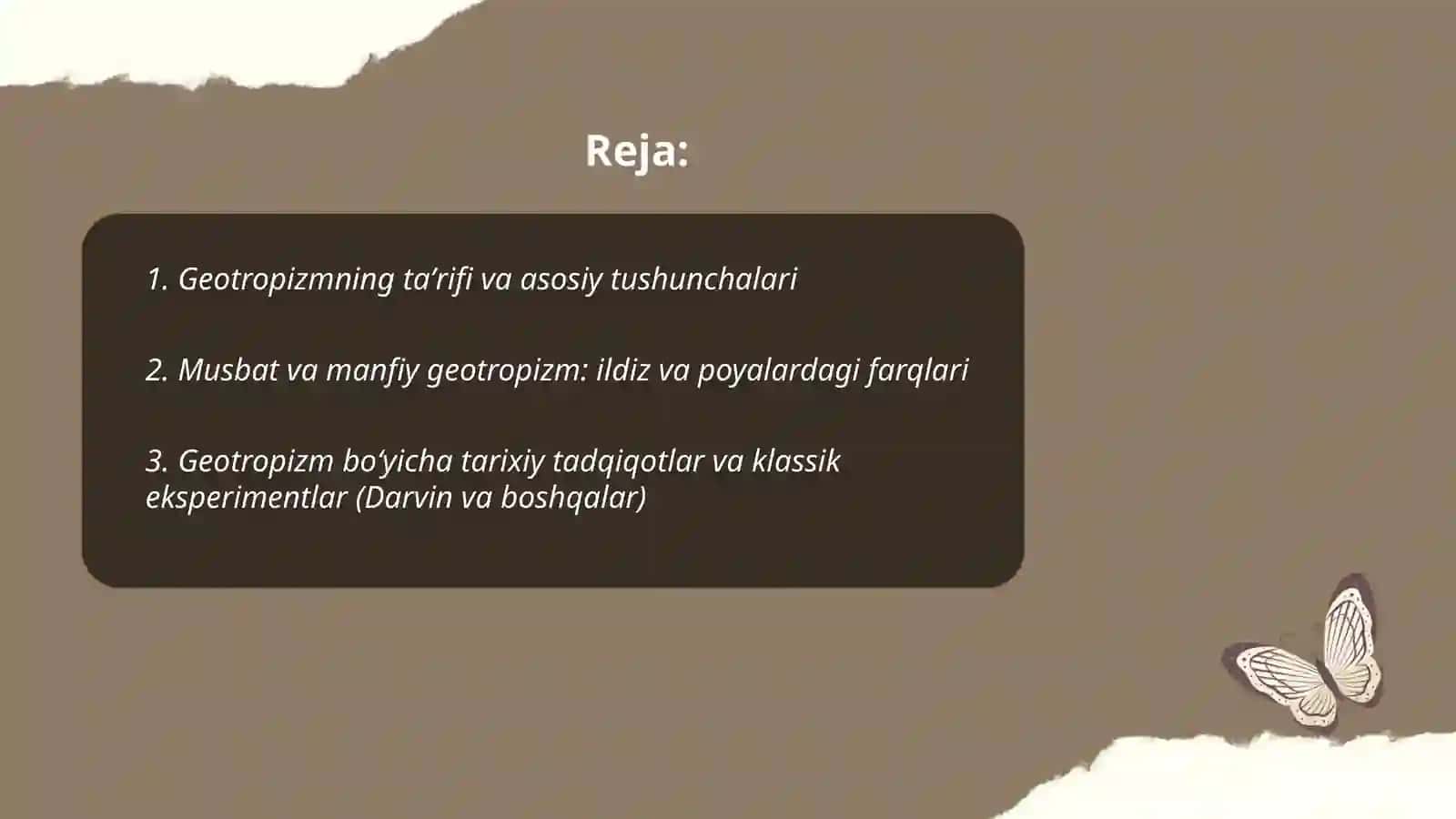 Geotropizm 2