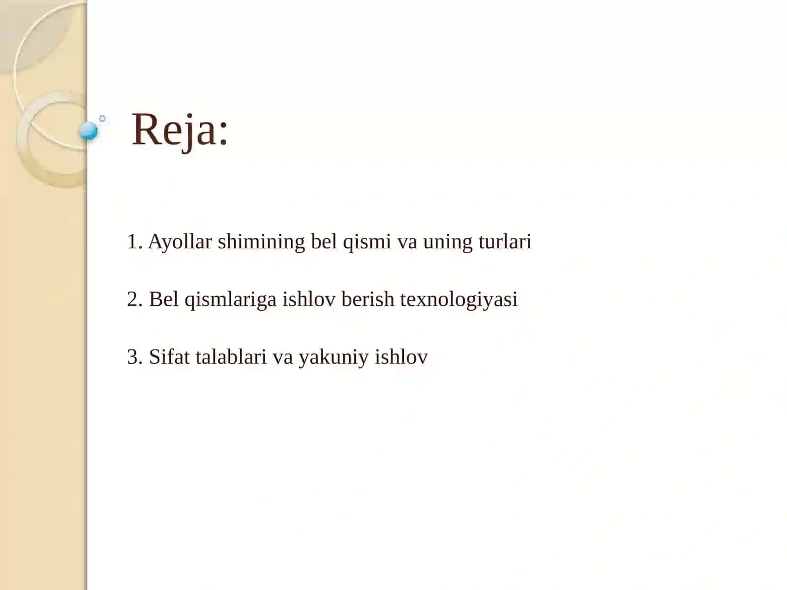Ayollar shimining bel qismlariga ishlov berish 2