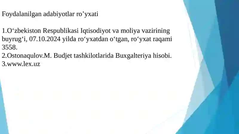 Davlat budjeti ijrosi hisobi 2