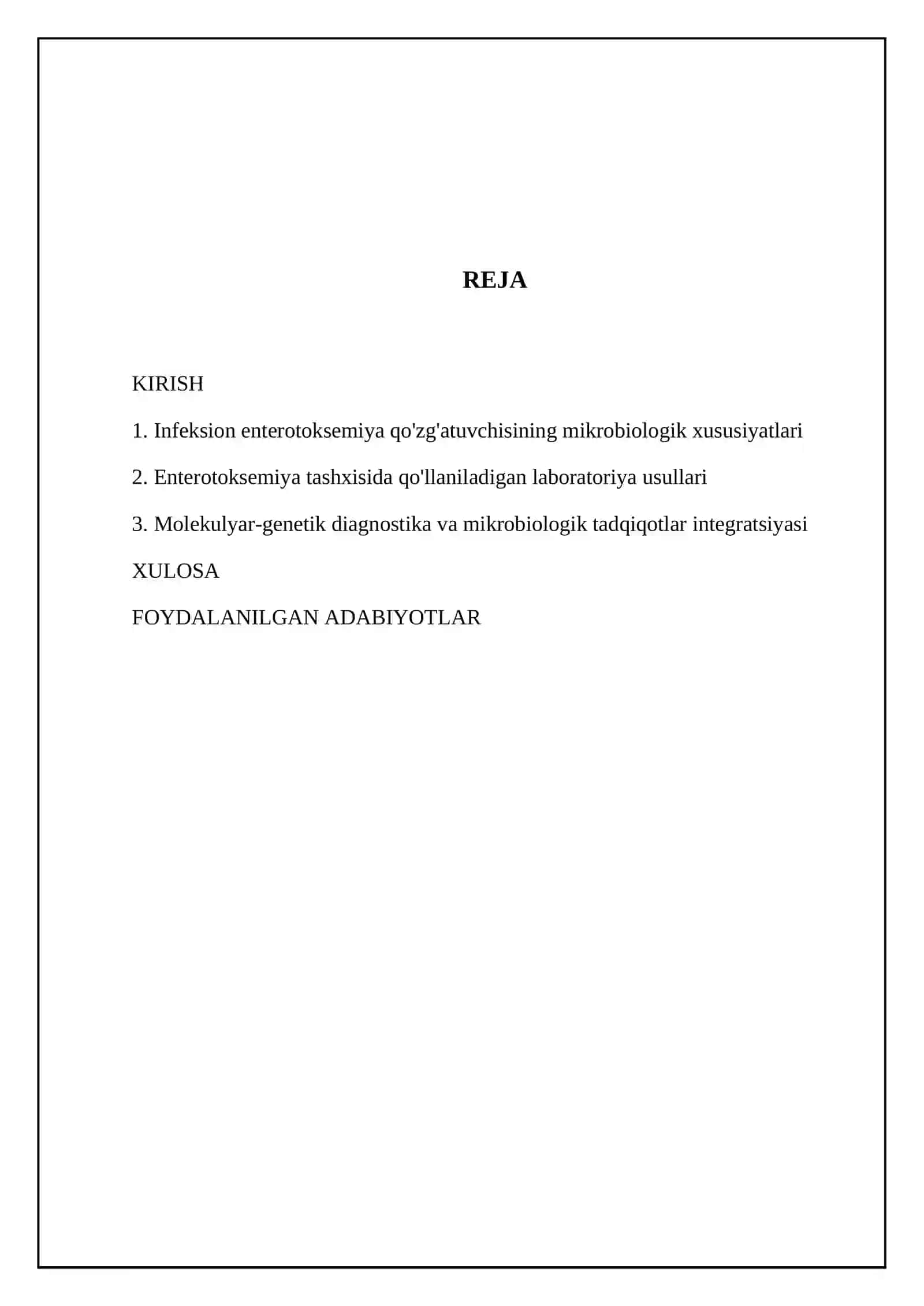 Infeksion enterotoksemiya qózgʻatuvchisi va labarotoriya diagnostikasi 2