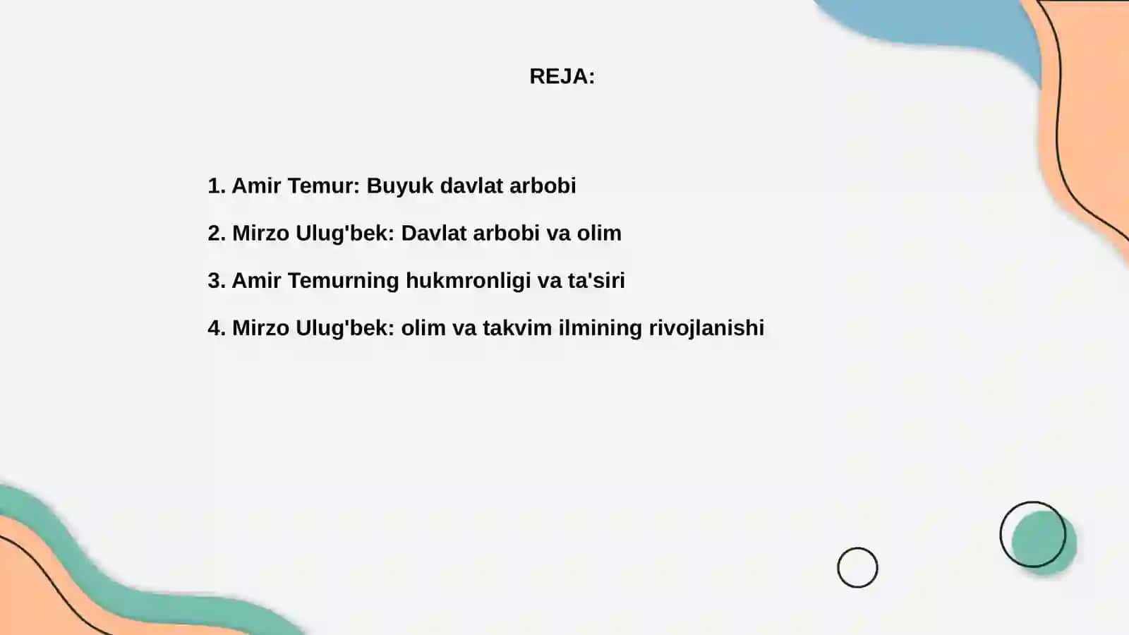 Amir Temur: Buyuk davlat arbobi 2