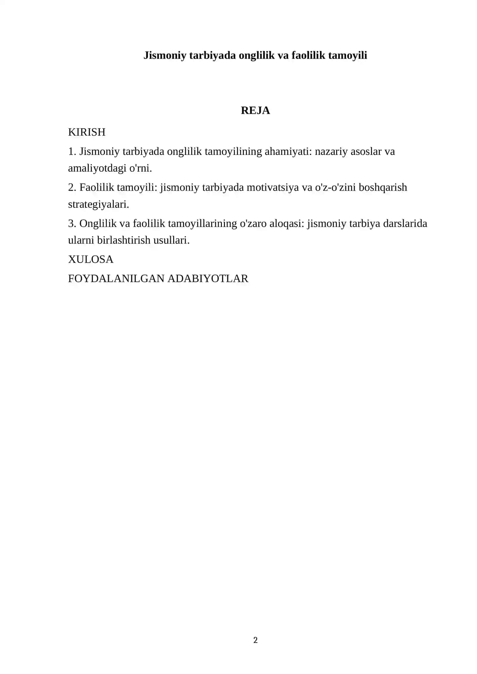Jismoniy tarbiyada onglilik va faolilik tamoyili 2