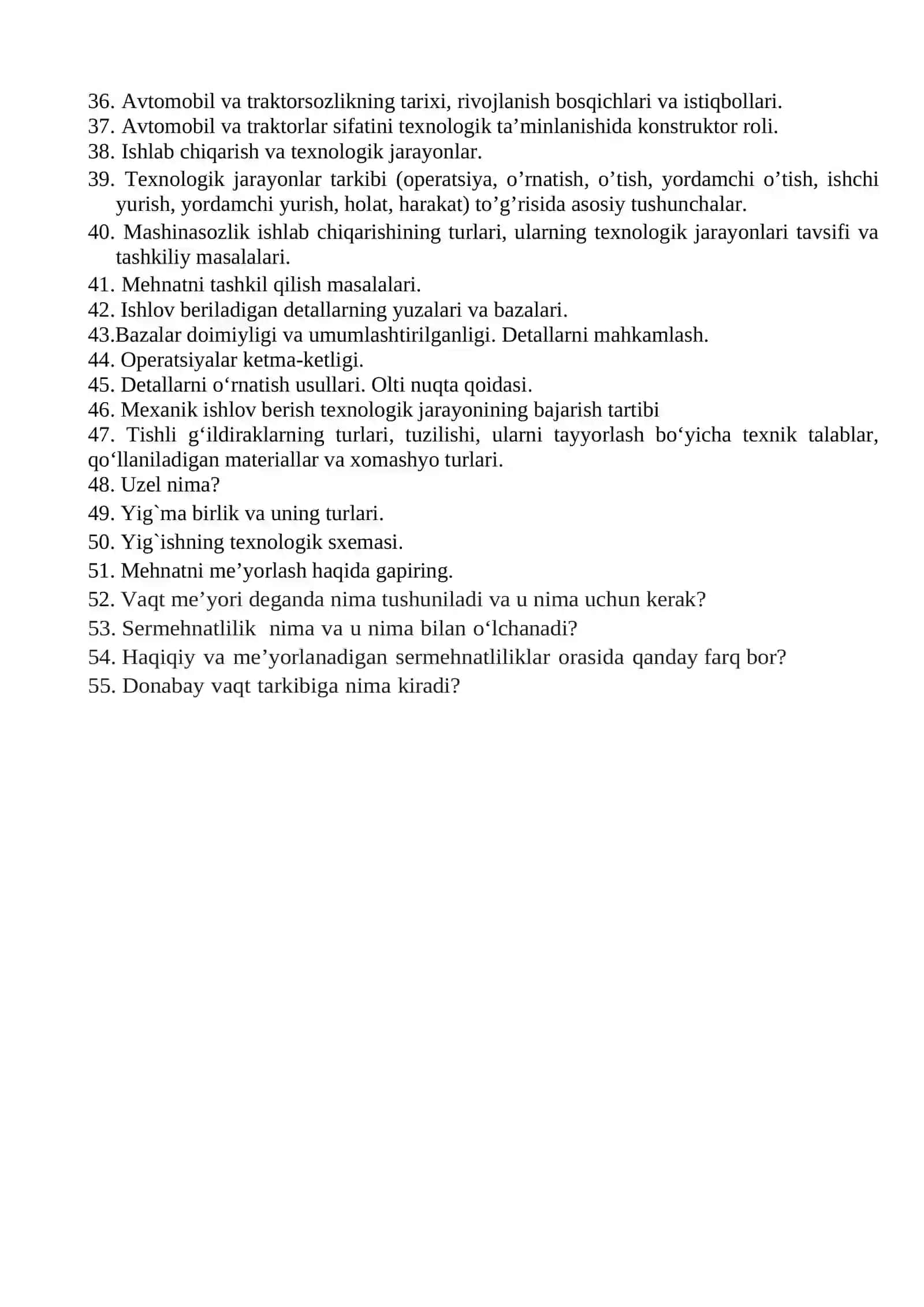 Avtotraktorsozlikda yangi texnologiyalar 2