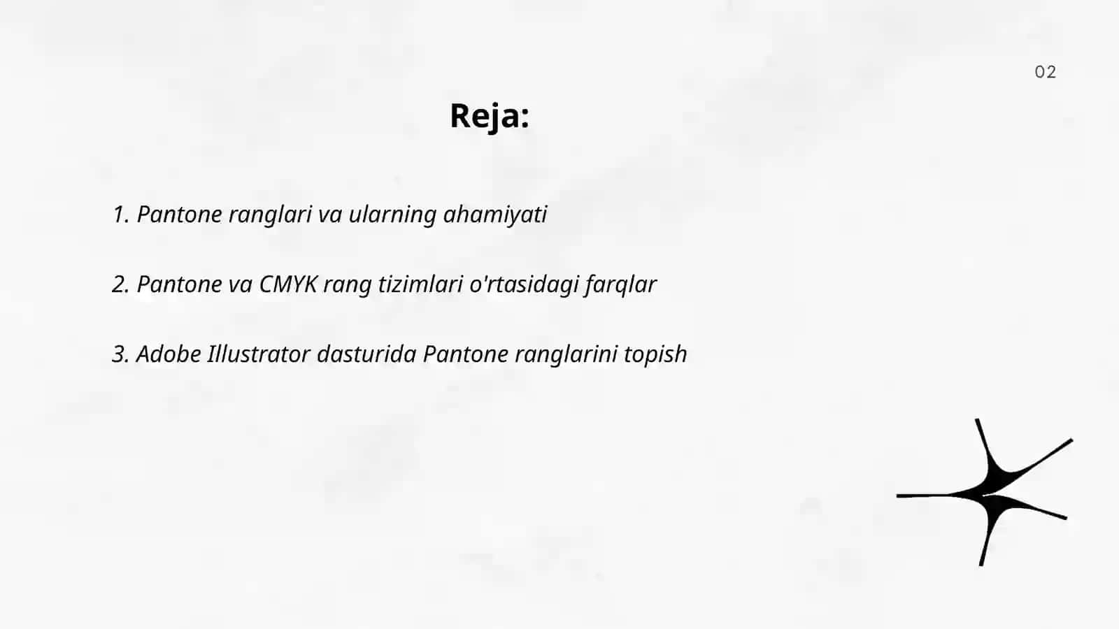Pantone ranglarini CMYKga aylantirish bosqichlari 2
